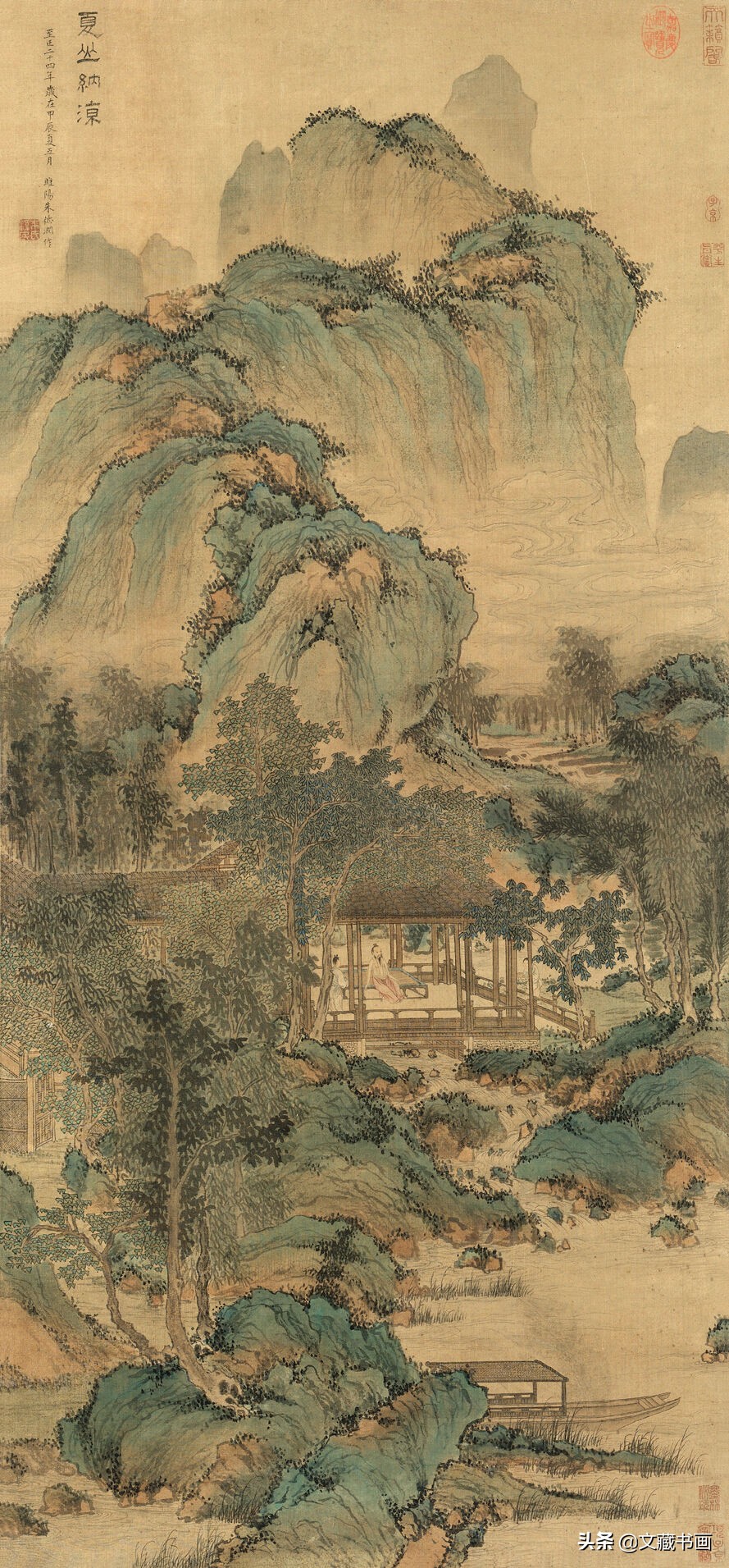 鍏冧唬鏈卞痉娑﹀北姘寸敾浣滃搧楂樻竻澶у浘,鍏冧唬鐢诲浼犱笘浣滃搧娆h祻