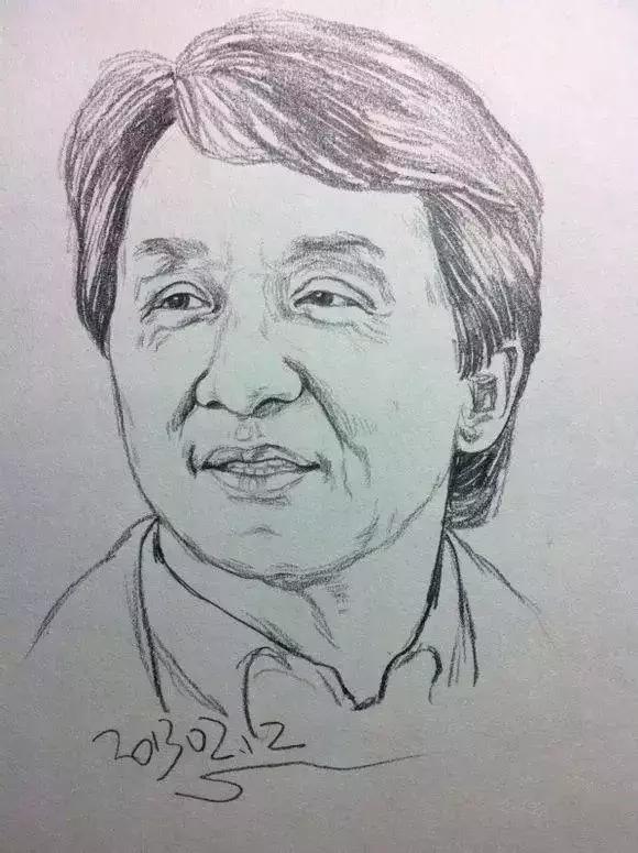 速写看一眼画一笔,用速写的方法画肖像画