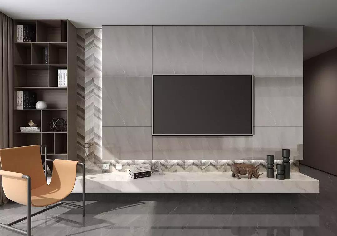 客厅铺哑光瓷砖和亮光瓷砖哪个好,客厅1200*600瓷砖铺贴效果图