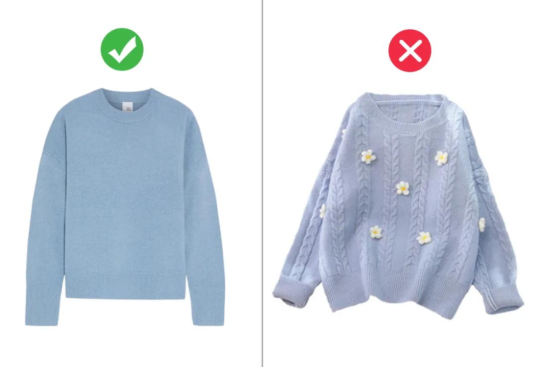 大码女孩不能碰的3件毛衣！好看也不能买，太显胖了