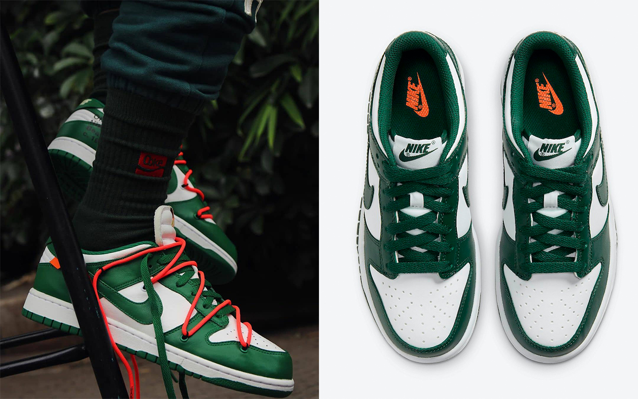 dunkow绿黄,ow联名dunk白绿为什么这么贵