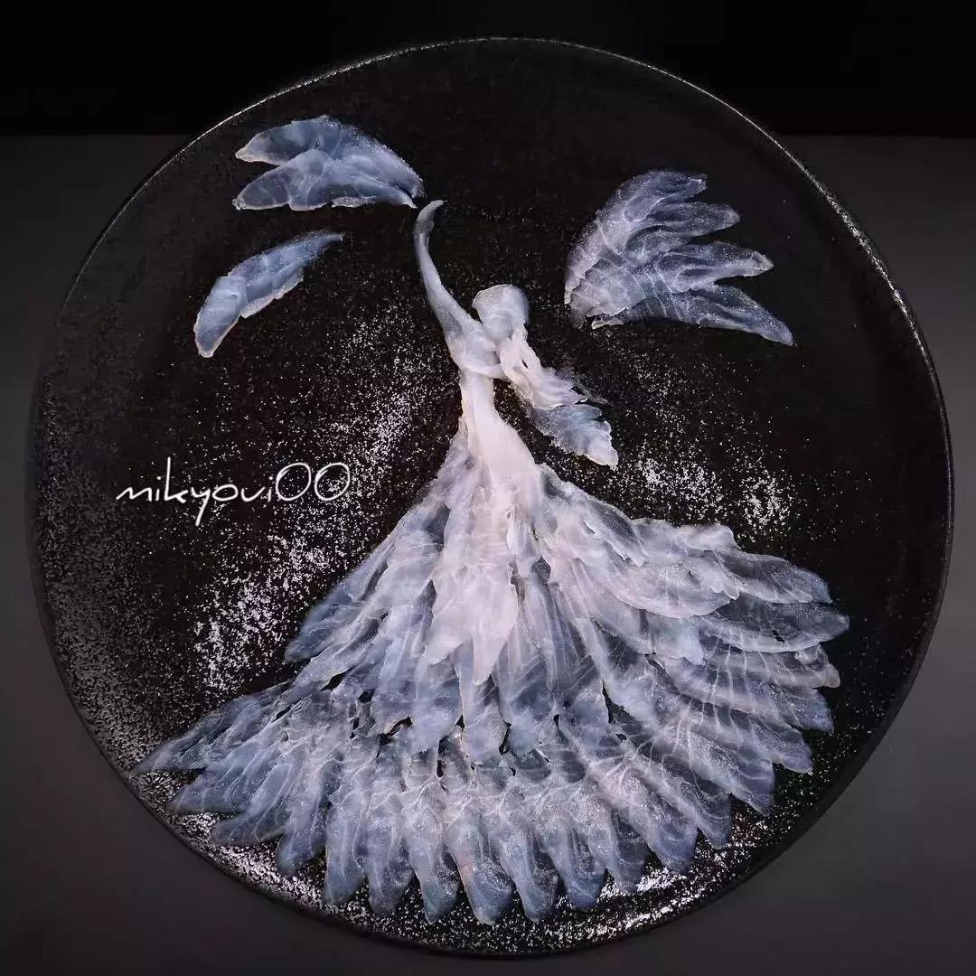 他用3d作画每张图都美到窒息,用三文鱼作画也能美到爆