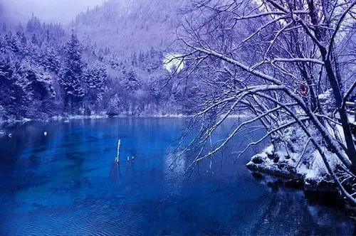 九寨沟的冬天描写,九寨沟的冬天简介