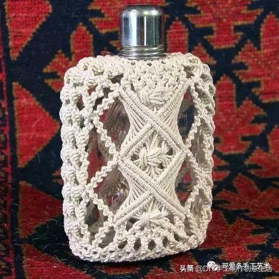 编绳杯套,编绳防烫杯套