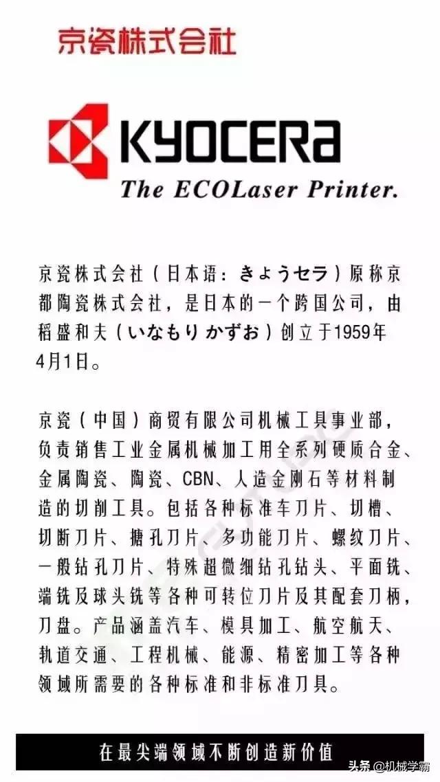 全国排名前十高端刀具品牌,世界十大数控机床品牌排行榜