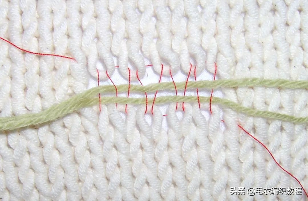 毛线走纱怎样修补,毛线脱落怎么补