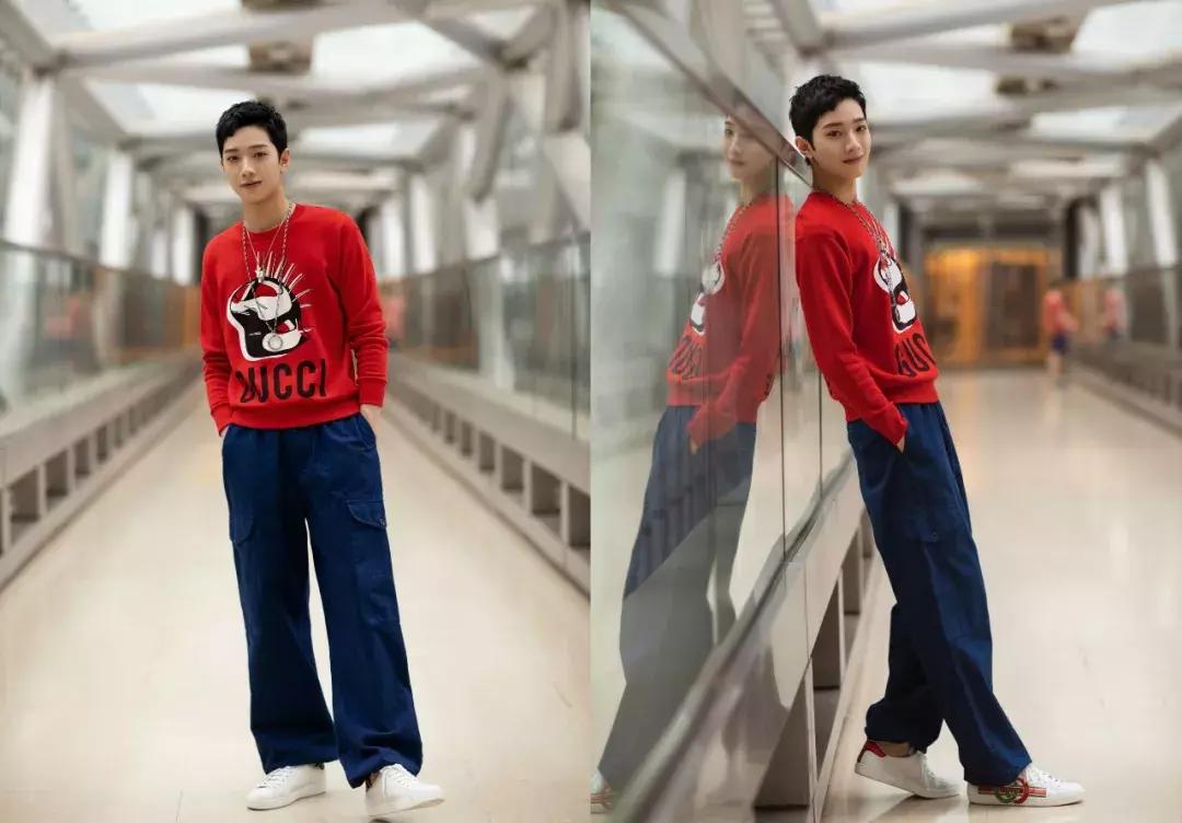 潮流时尚小白鞋透气百搭,潮流鞋多帅