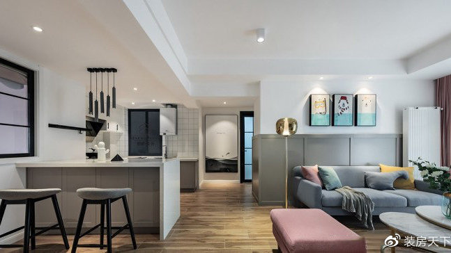 西安灞业大境户型图,灞业大境大开间装修效果图