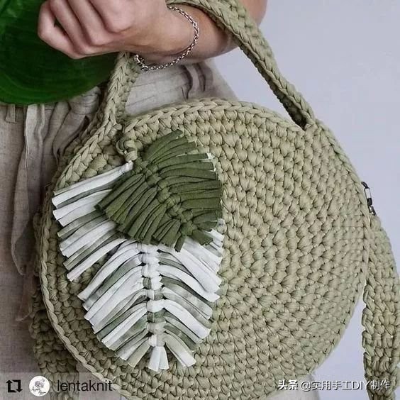 各种圆包包的钩织教程,多种漂亮包包的钩织图解