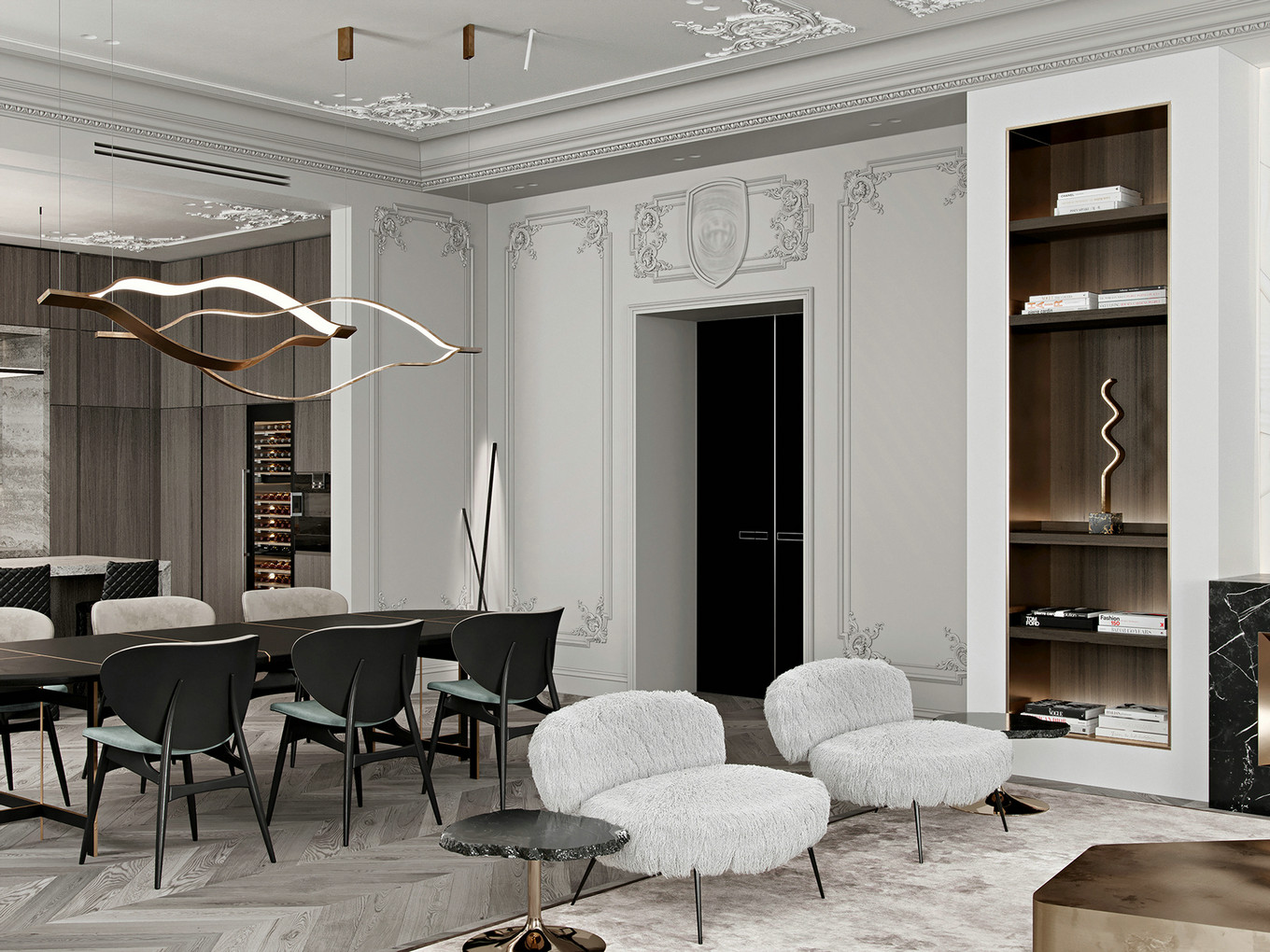 复古设计个性现代高级感,摩登韵味十足的复古设计