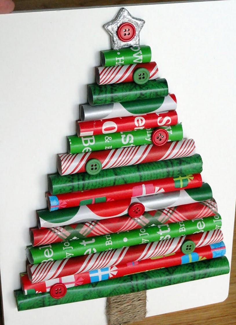 圣诞节的手工简单又好玩,自制圣诞节小手工