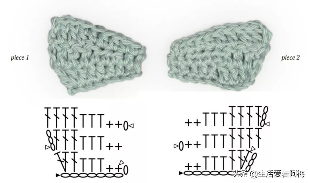 小蝴蝶简单钩织,蝴蝶的钩针编织视频教程