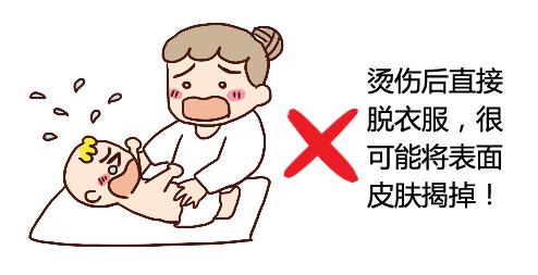 孩子被妈妈疏忽给烫伤,一岁女童掉进开水锅被烫伤