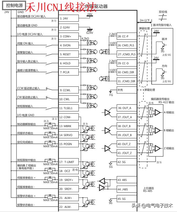 自动化驱动器怎么接线,西门子v90伺服驱动器接线原理图