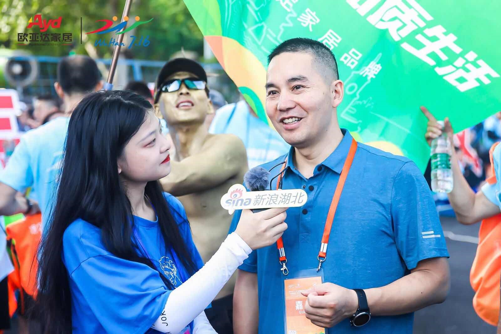 央视等媒体争相聚焦渡江节，欧亚达家居“泳士”最吸睛