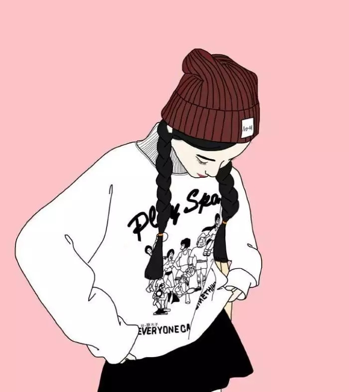 中性头像手绘森系,头像创意个性独特原宿手绘