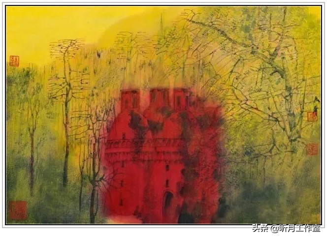 卢禹舜中国画欣赏,卢禹舜先生山水画创作