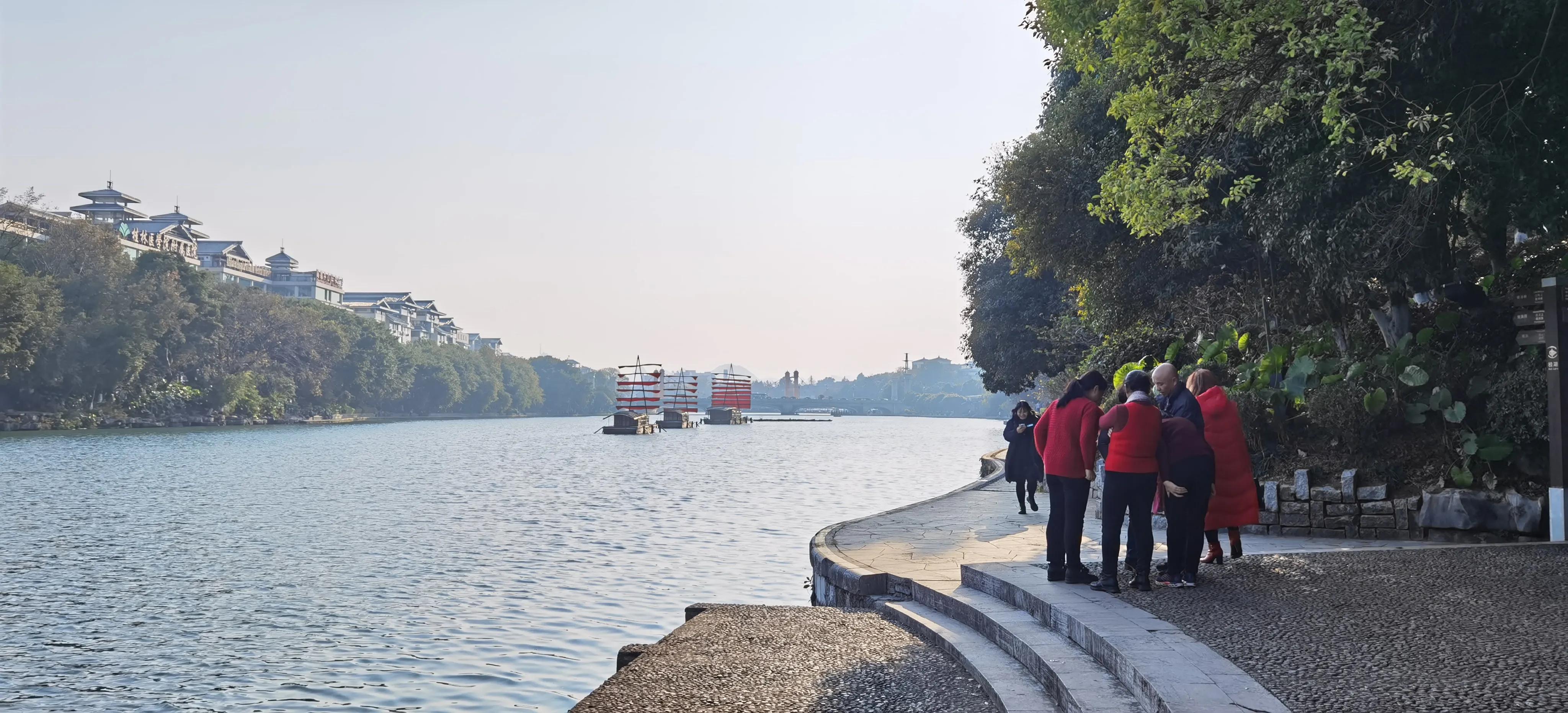 桂林：冬季到桂湖来看景
