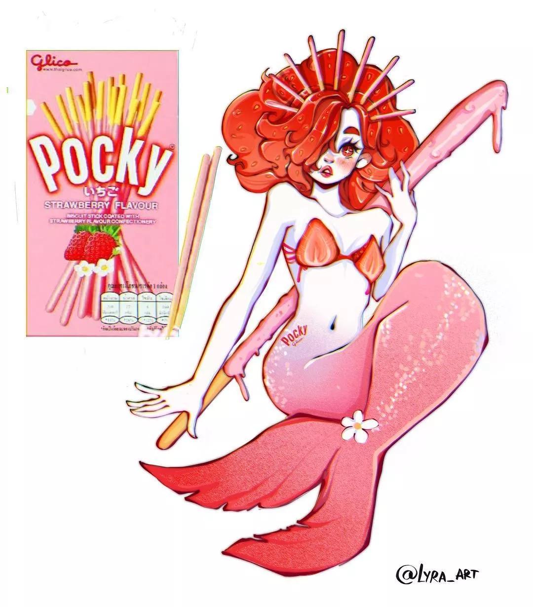 笑死人的零食画,10位博主口水画外国人