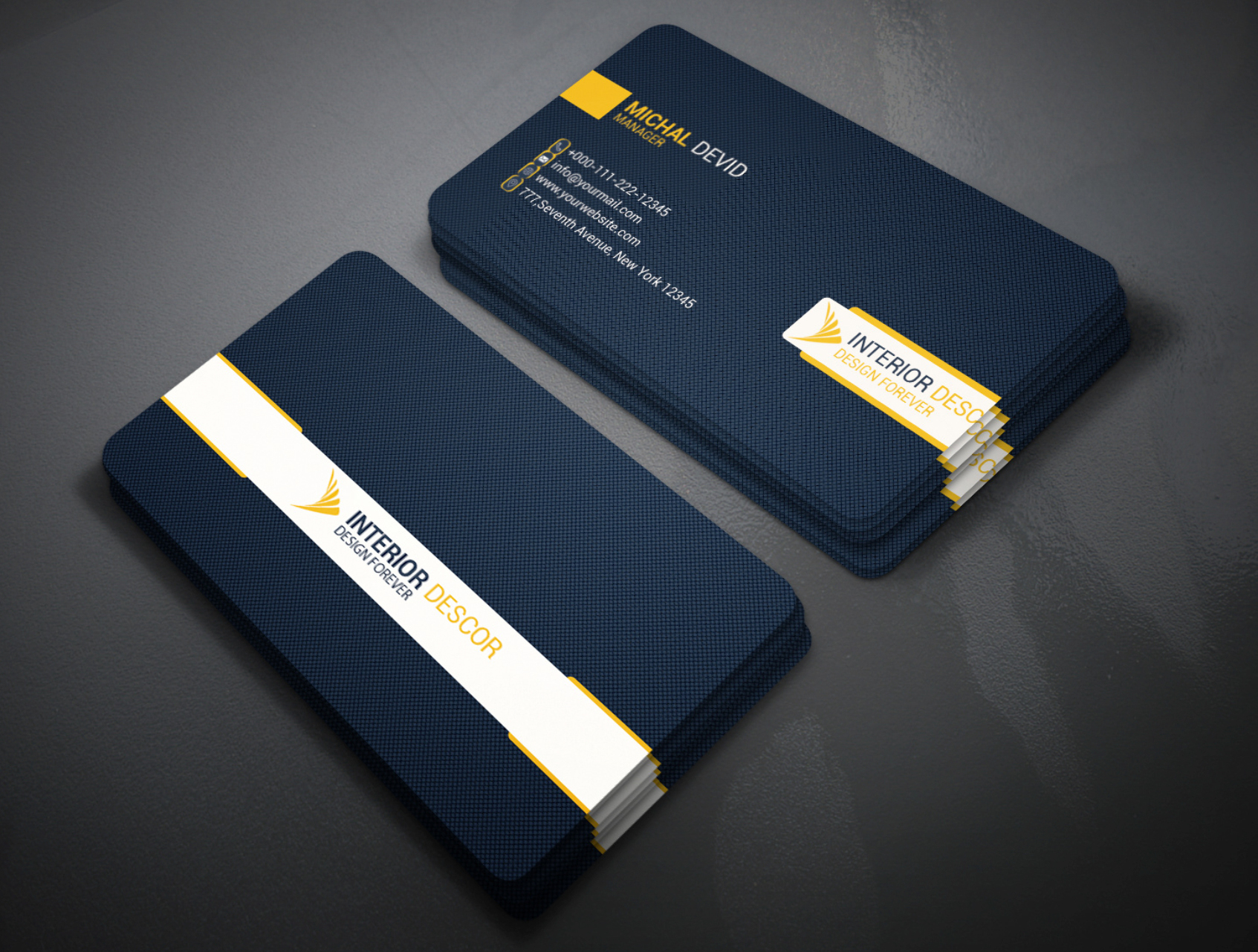 艺术涂料名片设计,设计师简约高端名片设计