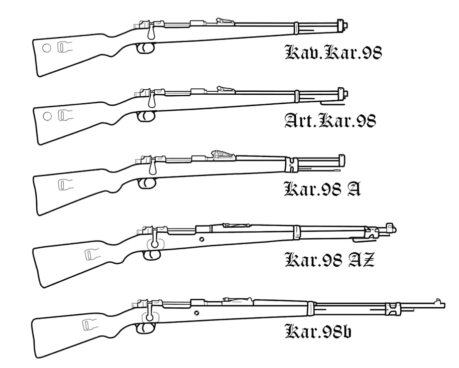 英国枪史图册全篇,德国枪图片