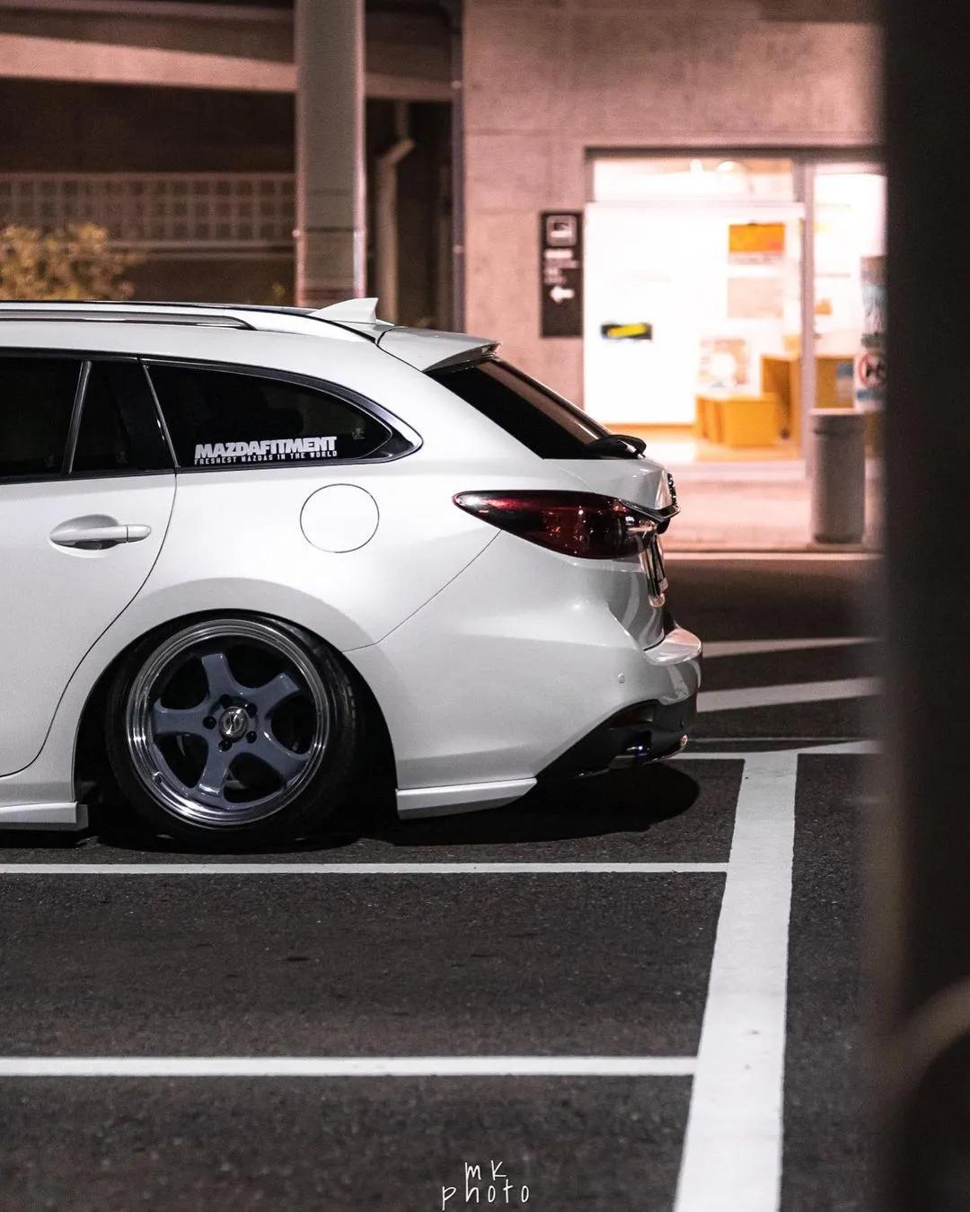阿特兹轮毂改装案例,马自达阿特兹改装案例