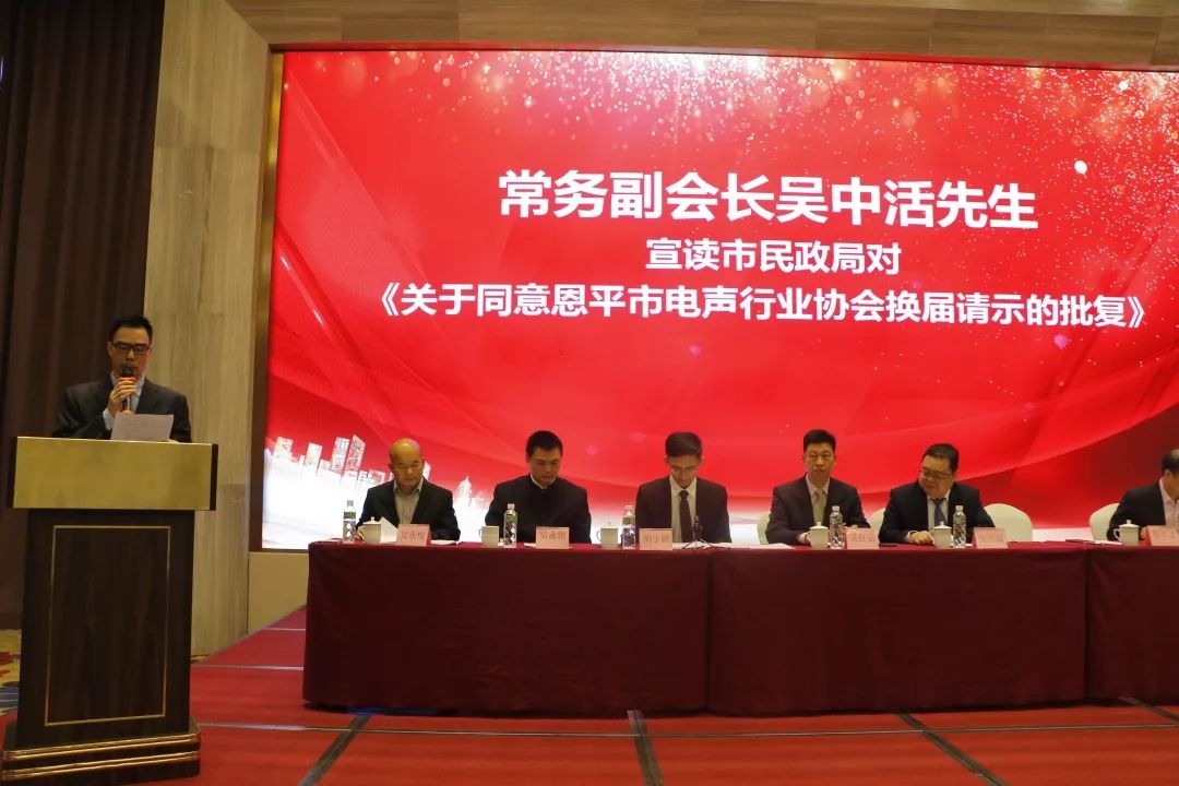 恩平电声行业协会成员,恩平协会