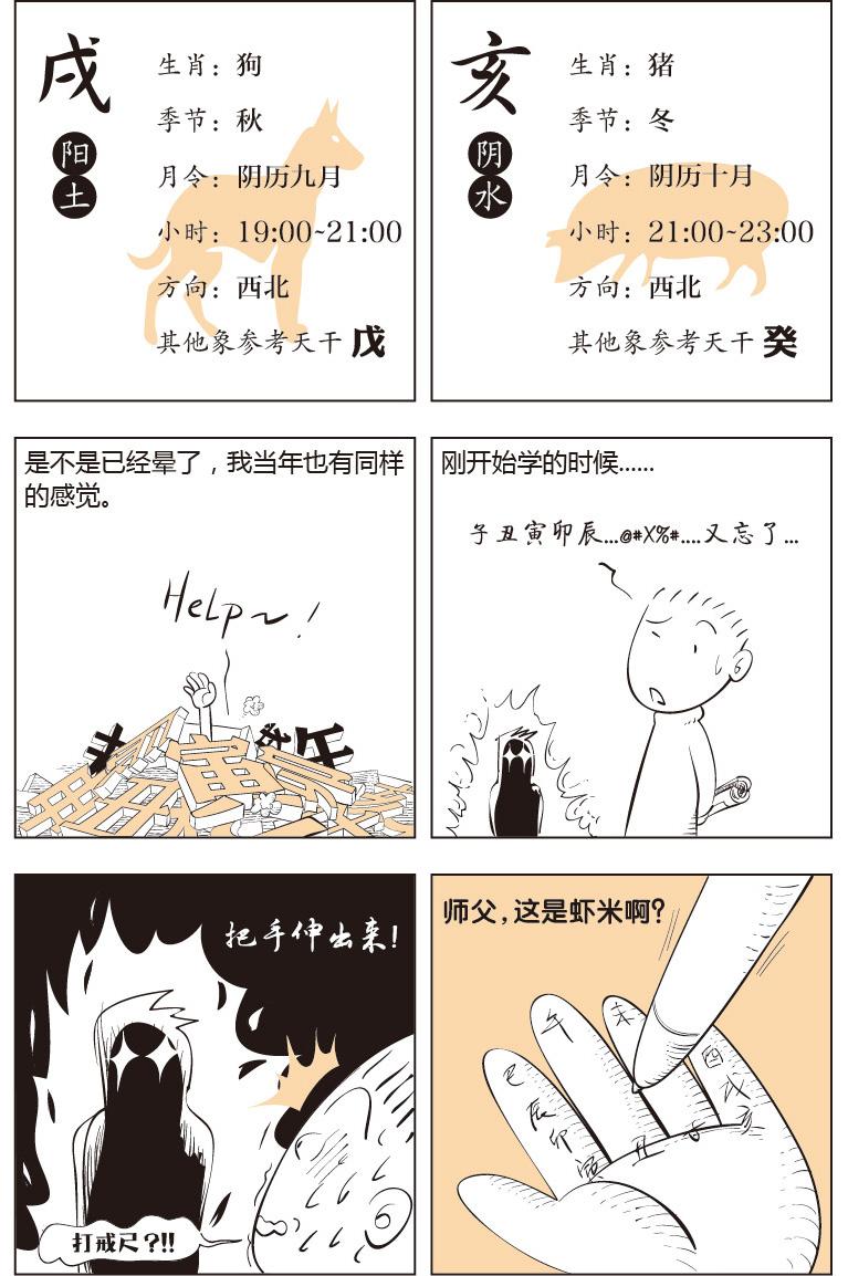 漫画四柱命理,漫画八字命理全集解析