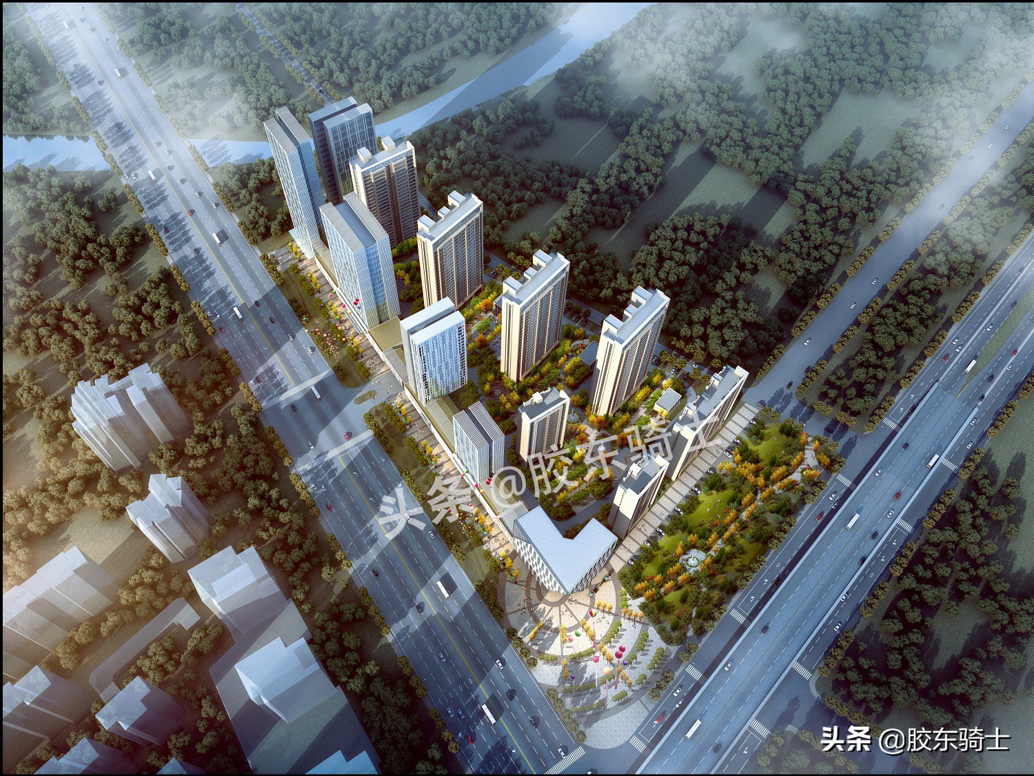 烟台莱山美联广场,烟台美联时代广场规划