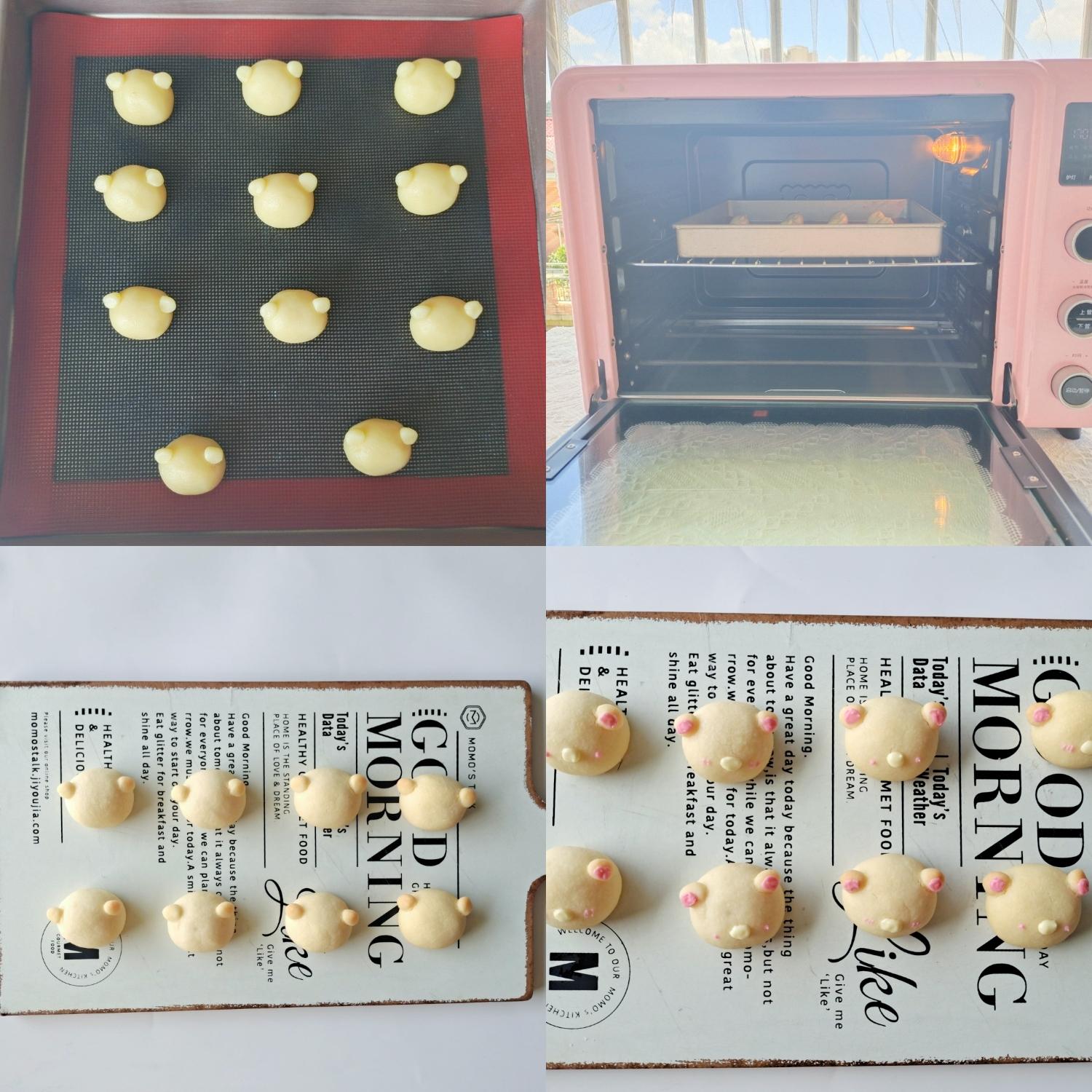 不需烤箱小熊饼干,不用黄油的小熊饼干