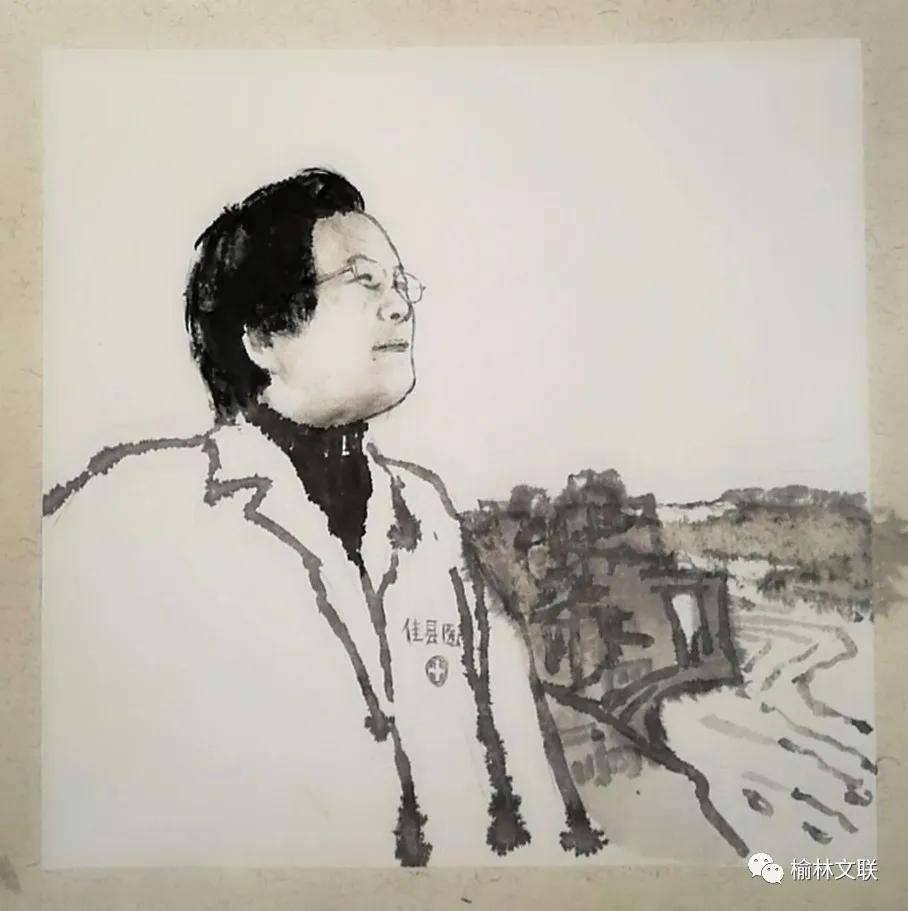 致敬功勋人物绘画横版,致敬英雄人物绘画