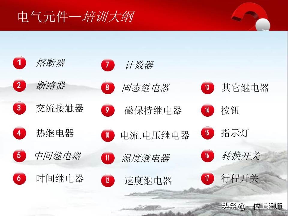 认识电气原理图的方法,电气元件的基本知识