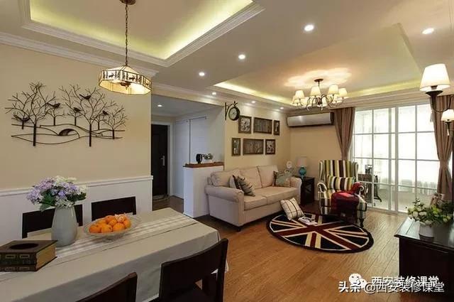 沙发背后没有墙怎么解决,沙发墙短最好的补救措施中式