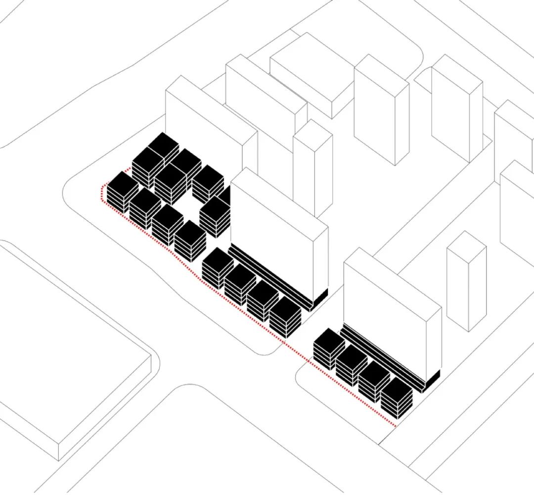商业街与独栋商业的结合——立方长廊|CLOUArchitects