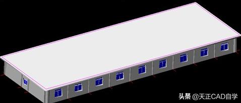 天正中怎么将原来墙体变为女儿墙,天正cad的上人平屋顶女儿墙如何画