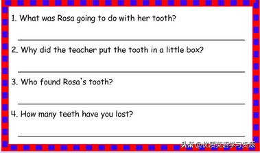 英语原版阅读：ALostTooth