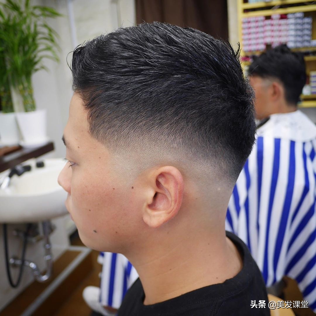 渐变铲青理发视频教程,渐变铲青