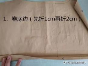 儿童插肩英伦式风衣裁剪图,落肩袖风衣外套的裁剪方法