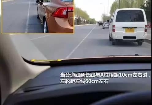 开车摸不准左右车轮位置教你一招,开车摸不清左右距离