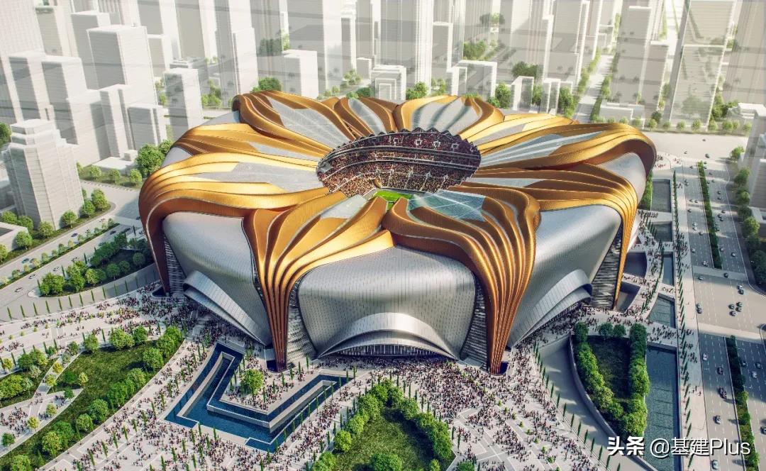 一朵“荷花”不够，再建两座！恒大公布6大世界设计大师球场方案