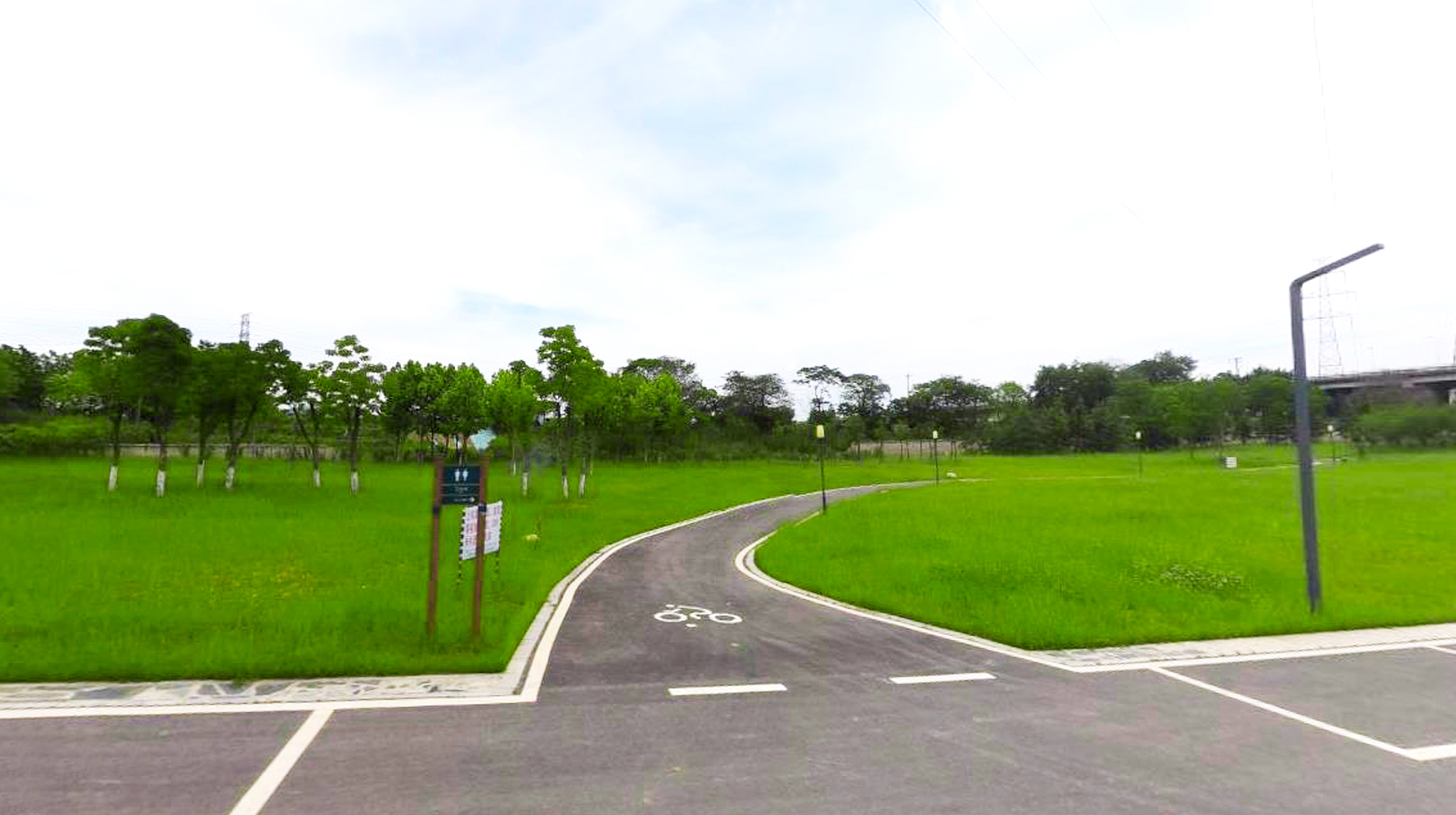 东西湖府河大堤春游,武汉公园春游