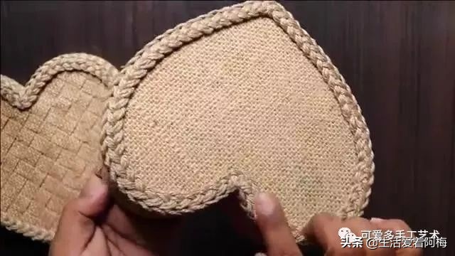 小型快递盒改造收纳盒好看又简单,心形收纳盒创意手工