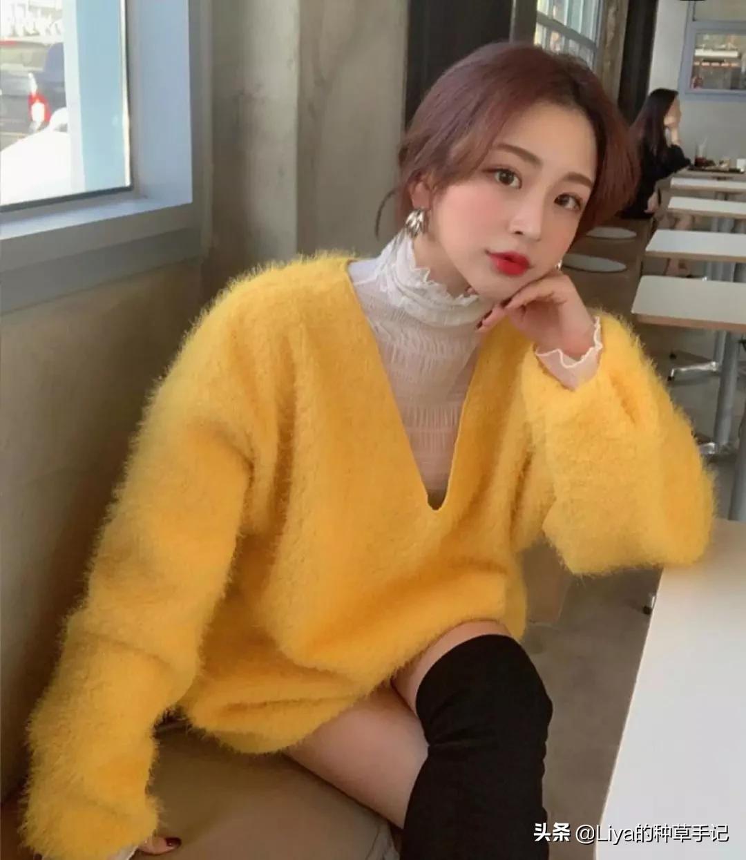 毛衣怎么穿才好看呢,毛衣怎么穿才不土气