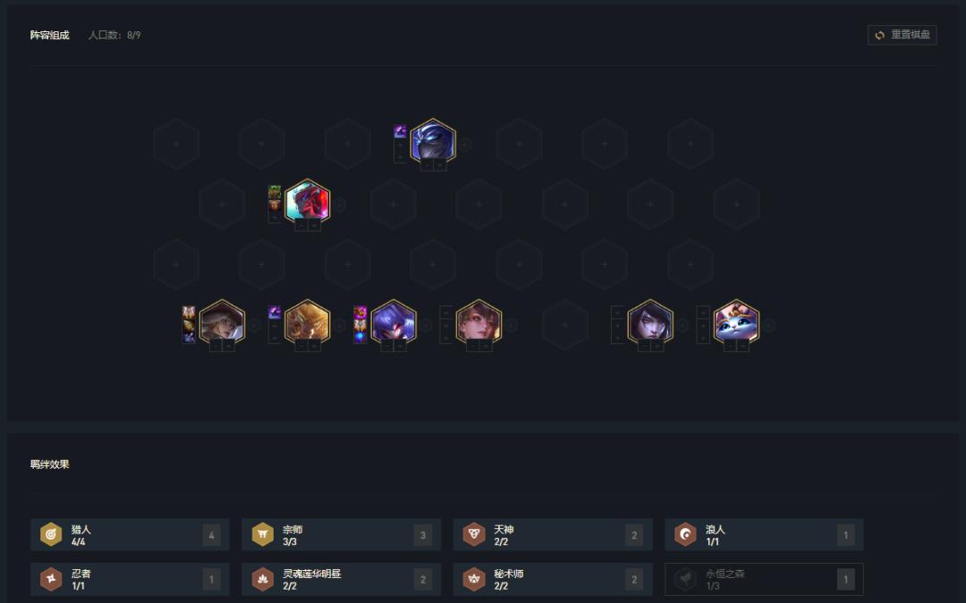 云顶之弈登顶阵容排行,云顶之弈排位战绩