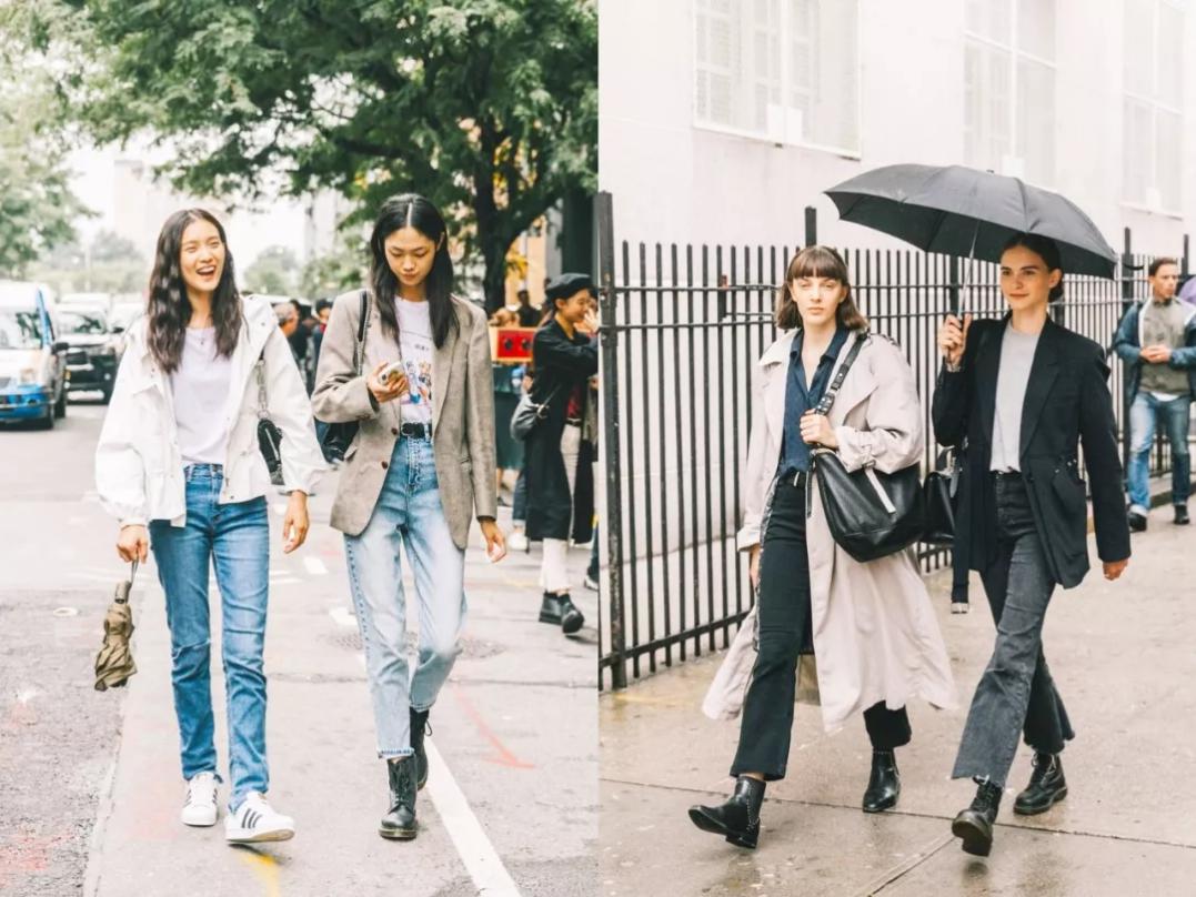 夏季高腰阔腿牛仔裤穿搭女,高腰牛仔裤女阔腿梨形身材