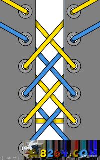 鞋带系起来不好看,鞋带系法不掉教程