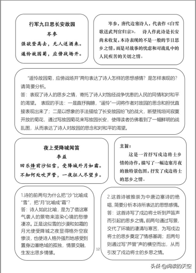 2020-2021七年级上册语文期末试卷,七年级语文期末全套复习资料