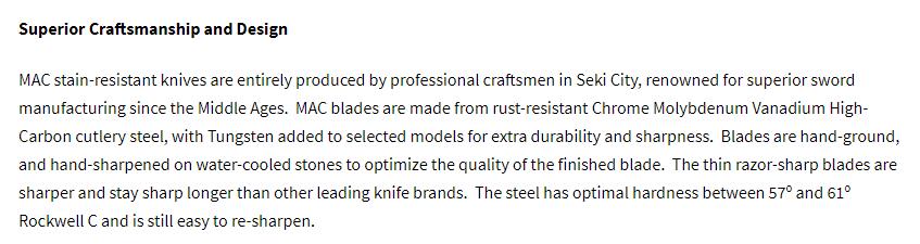 日本真久作厨刀,世界顶级厨刀品牌排行榜表格