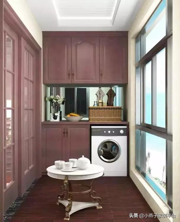 纠结洗衣机放哪?看看别人家的真实案例