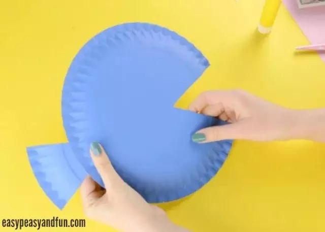 纸盘幼儿创意手工简单又漂亮,一次性纸盘特色美工作品小班